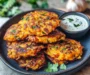 Carrot Potato Fritters – Indian Pakora with Garlic Dip