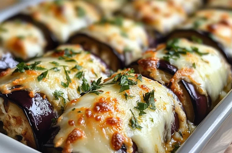 Cheesy Eggplant Rolls: A Savory, Stuffed Delight