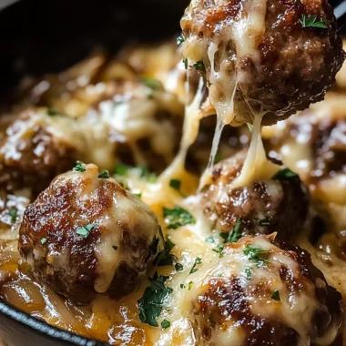 Cheesy French Onion Meatballs: The Ultimate Comfort Food Recipe