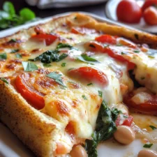 Cheesy White Bean Tomato Bake