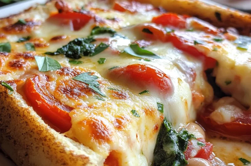 Cheesy White Bean Tomato Bake recipe