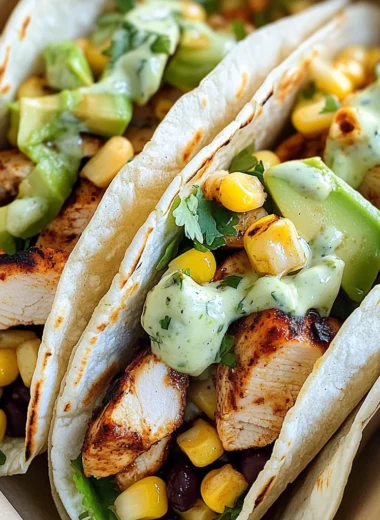 Chili Lime Chicken Tacos Recipe