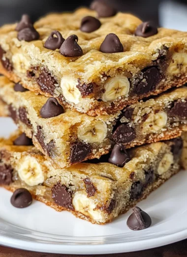 Chocolate Chip Banana Bars