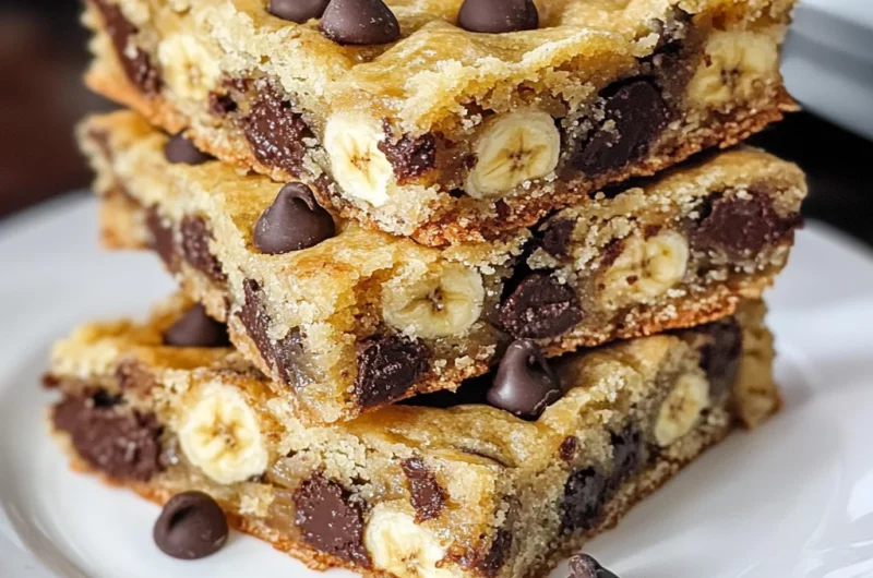 Chocolate Chip Banana Bars