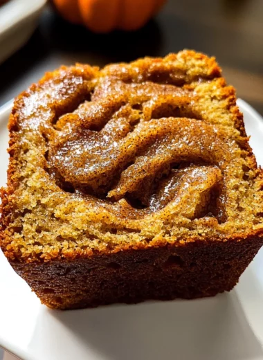 Cinnamon Swirl Pumpkin Bread Mini Loaves