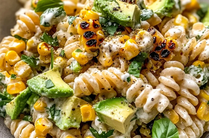 Creamy Street Corn Pasta Salad