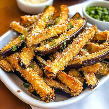Crispy Baked Eggplant Fries