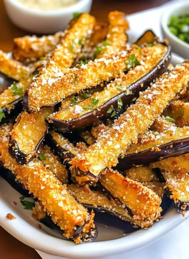 Crispy Baked Eggplant Fries