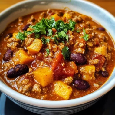 Crockpot Pumpkin Chili