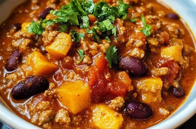 Crockpot Pumpkin Chili