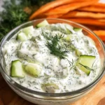 Cucumber Dip with Sour Cream and Dill
