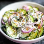 Cucumber Everything Bagel Salad