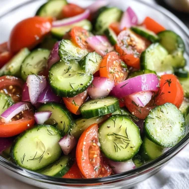 Cucumber Tomato Salad