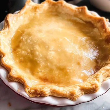 Easy Homemade Pie Crust
