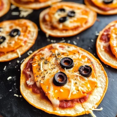 Easy Mini Halloween Pizzas