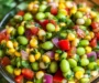 Edamame Salad with Cilantro Lime Dressing