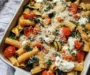 Eggplant Pasta Bake With Tomato & Zucchini
