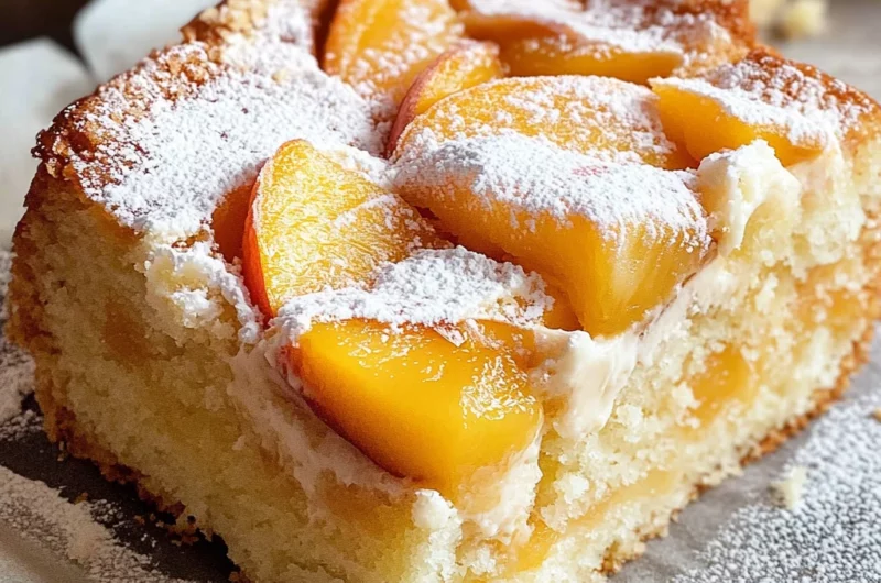 Fresh Peach Cake
