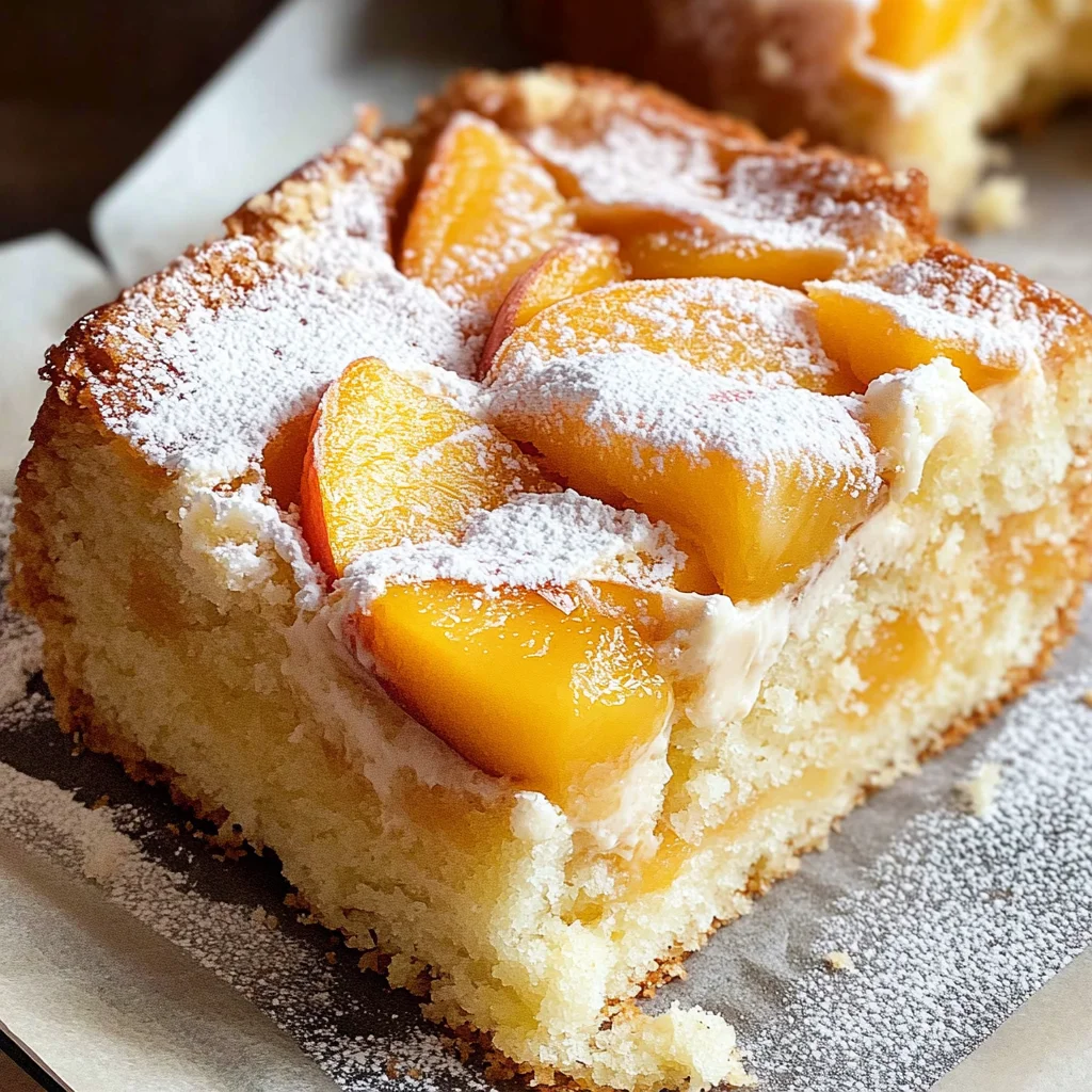 Fresh Peach Cake