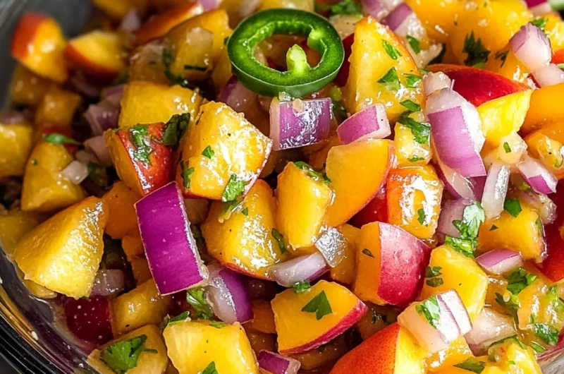 Fresh Peach Salsa