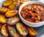 Fried Plantains Recipe with Hot Pepper Sauce