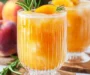 Ginger Peach Sparkler Mocktail Recipe