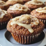 Glazed Gingerbread Muffins