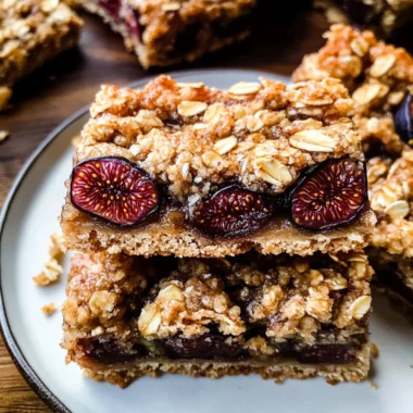 Gluten-Free Oatmeal Fig Bars (Vegan)