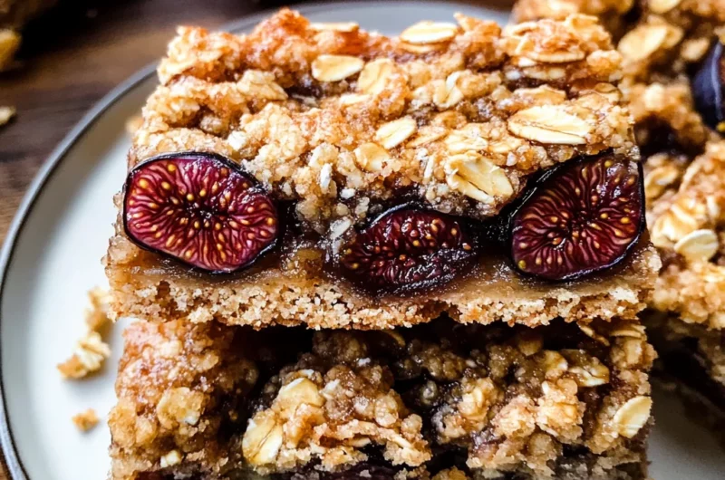 Gluten-Free Oatmeal Fig Bars (Vegan)