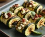 Goat Cheese Grilled Zucchini Rolls