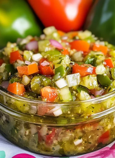 Green Tomato Relish (canning option)
