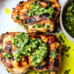 Grilled Chicken Thighs with Chimichurri