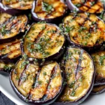 Grilled Eggplant with Garlic & Herbs