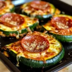 Grilled Zucchini Pizza Slices