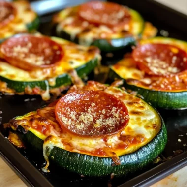 Grilled Zucchini Pizza Slices