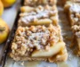 Healthy Pear Crumb Bars