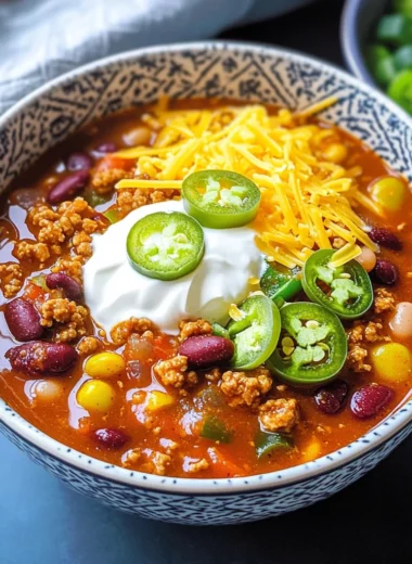 Healthy Turkey Chili