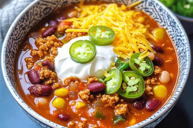 Healthy Turkey Chili