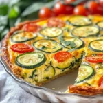 Herb-Infused Crustless Zucchini Quiche - homefoodkitchen