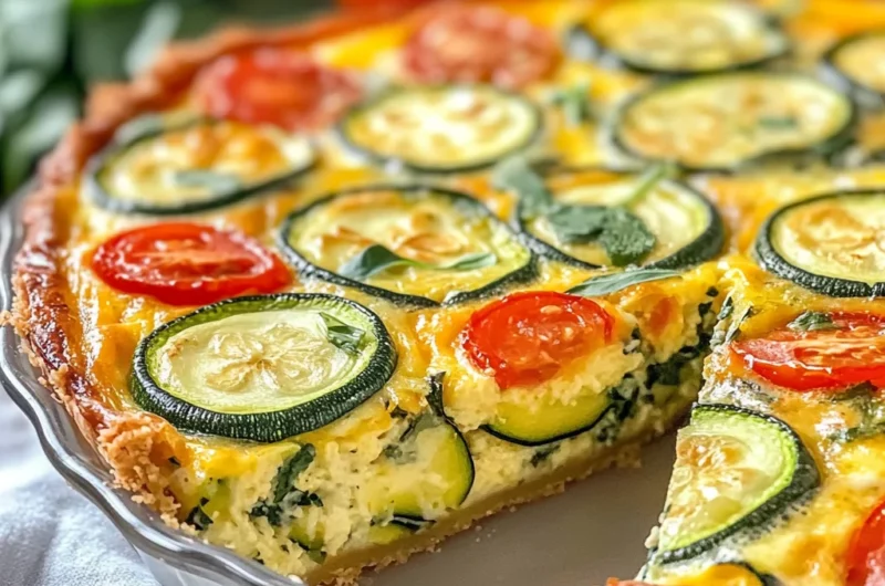 Herb-Infused Crustless Zucchini Quiche - homefoodkitchen