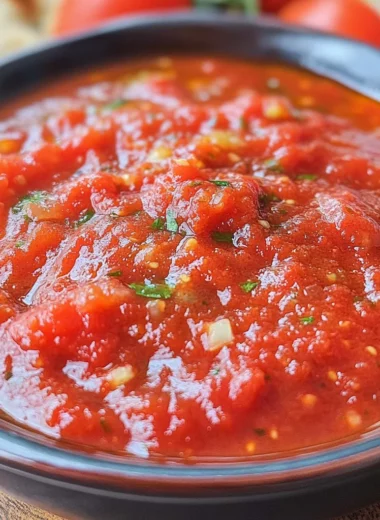 Homemade Pizza Sauce with Fresh Tomatoes