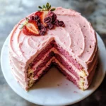 Homemade Strawberry Cake