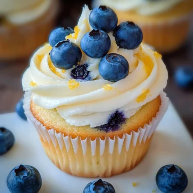 Lemon Blueberry Cupcakes