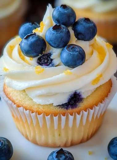 Lemon Blueberry Cupcakes
