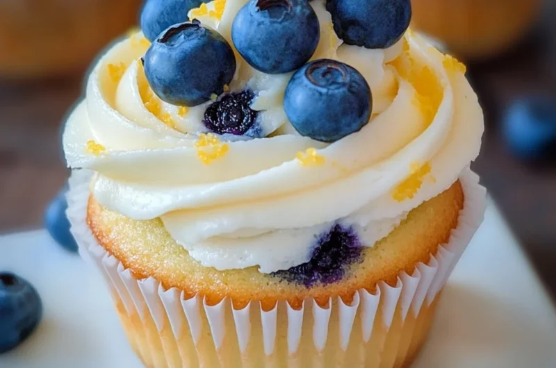 Lemon Blueberry Cupcakes