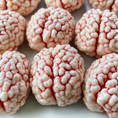 Marshmallow Rice Bubbles Halloween Brains