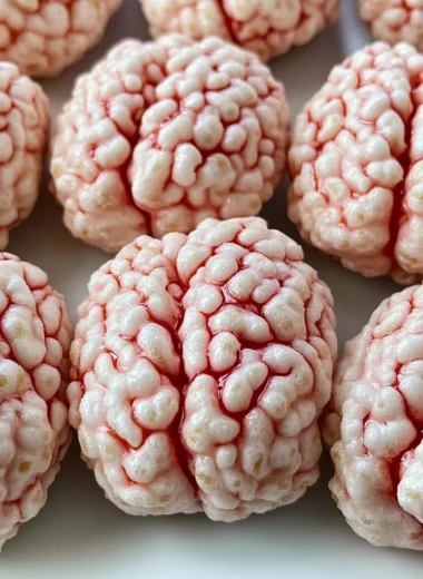 Marshmallow Rice Bubbles Halloween Brains