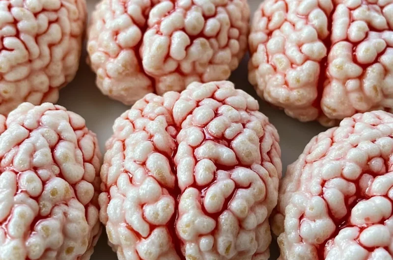 Marshmallow Rice Bubbles Halloween Brains