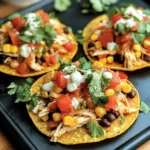 Mexican Rotisserie Chicken Tostadas