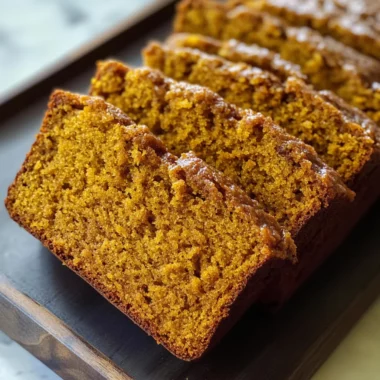 Moist Pumpkin Bread Recipe